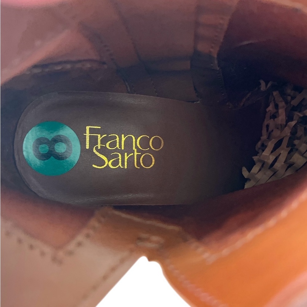 Franco Sarto Shaina taupe suede ankle boots size 8 - Picture 8 of 8